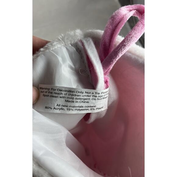 Sanrio Hello Kitty Angel Holiday Christmas Stocking Pink Sequins Glitter 2006 - Picture 9 of 9